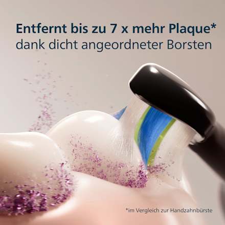 Aufsteckbürsten W2 Optimal White schwarz Philips Sonicare