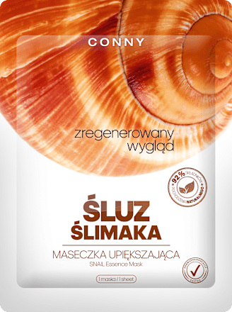 Maska w płachcie śluz ślimaka Conny