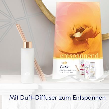 Geschenkset Entspannend mit Duft-Diffuser 4tlg Dove