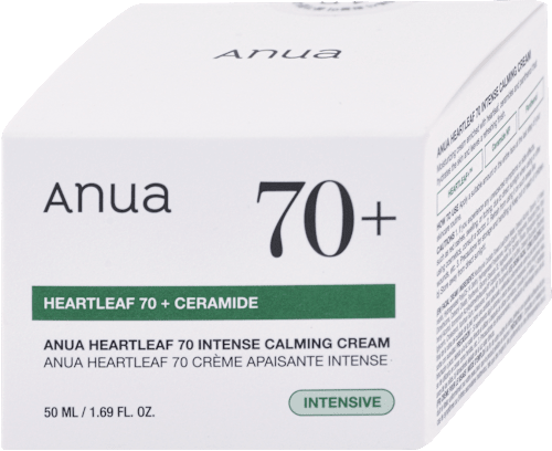 Upokojujúci pleťový krém Heartleaf 70 + Ceramide Intensive Anua