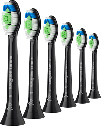 Náhradné hlavice Sonicare W2 Optimal White, Medium Soft, čierna Philips Sonicare