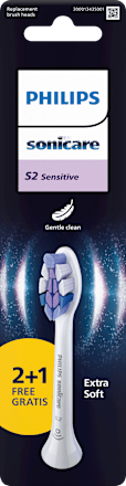 Aufsteckbürsten S2 Sensitive weiß Philips Sonicare