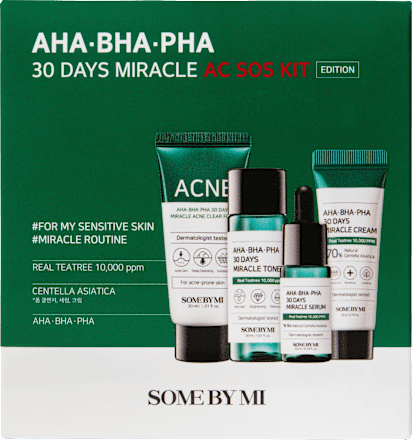 Gesichtspflegeset  AHA-BHA Miracle AC SOS Kit 4tlg SOME BY MI