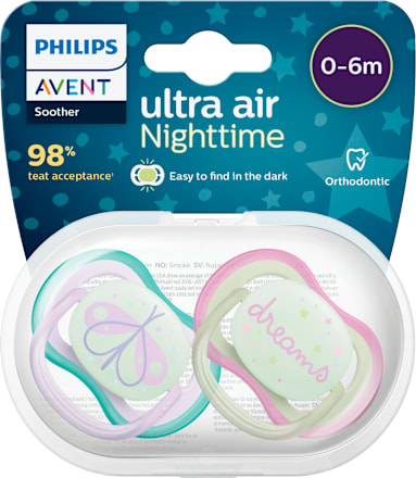 Силиконова залъгалка Nighttime, Мечти 0-6м PHILIPS AVENT