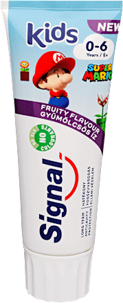 Otroška zobna pasta Super Mario Fruity, 0 – 6 let Signal