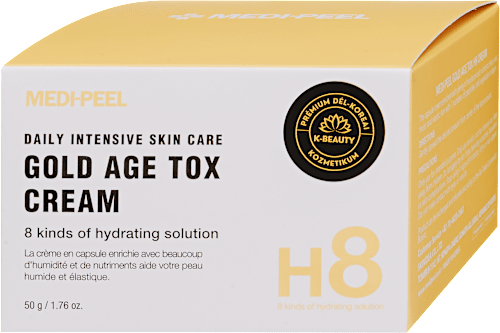 Gold Age Tox kapszulás arckrém feszesítő és tápláló arany és selyem kivonattal MEDIPEEL+