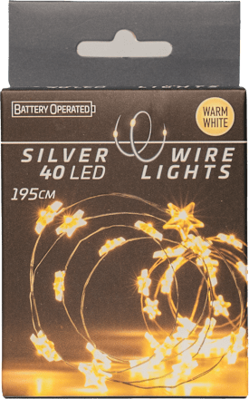 Lumini LED sub formă de stele 40 leduri KOOPMAN