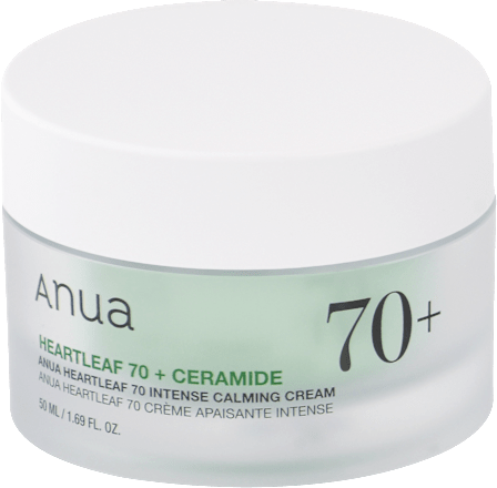 Upokojujúci pleťový krém Heartleaf 70 + Ceramide Intensive Anua