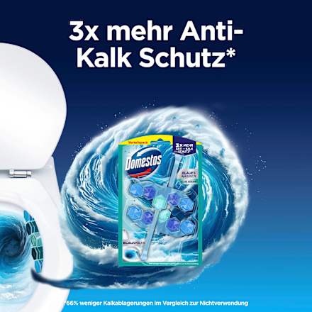 WC-Stein Blauspüler Ocean Domestos