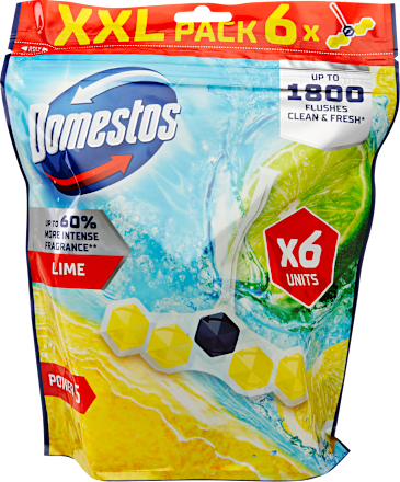 WC tisztító rúd Lime illattal (6x50g) Domestos