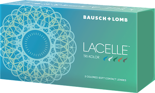 kontaktní čočky barevné, hnědé Lacelle