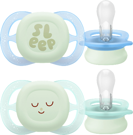 Schnuller ultra start Nighttime, grün/blau, 0-2 Monate  PHILIPS AVENT