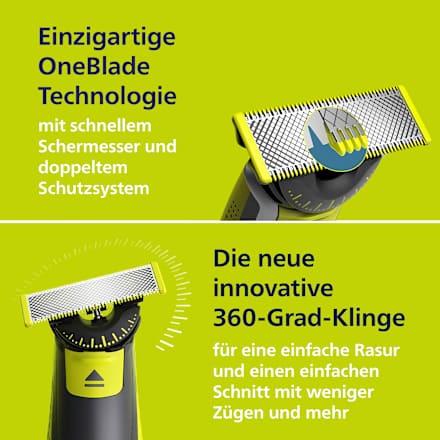 Elektrischer Rasierer, OneBlade 360 Face QP2734/23 PHILIPS OneBlade
