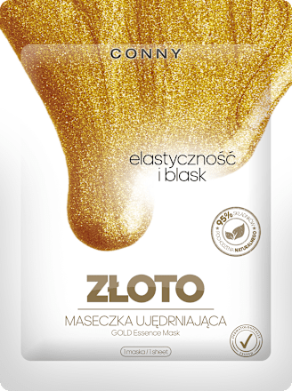 Maska w płachcie złoto Conny