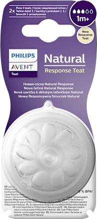 Natural Response Teat sisači za bebe, br. 3, 4 i 5 PHILIPS AVENT