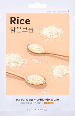 textilní pleťová maska Rice MISSHA