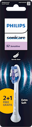 náhradní hlavice S2 Sensitive, Extra Soft bílé Philips Sonicare