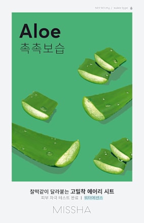 Шийт маска за лице с алое вера MISSHA
