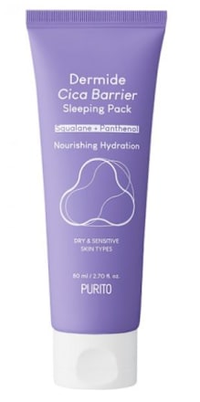  Cremă de noapte Dermide Cică Barrier pentru față Purito SEOUL