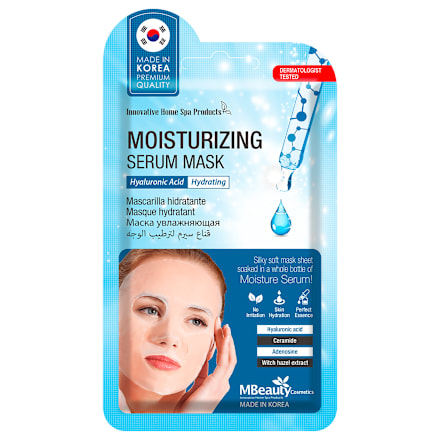 MOISTURIZING SERUM MASK - Hyaluronic serum maska MBeauty