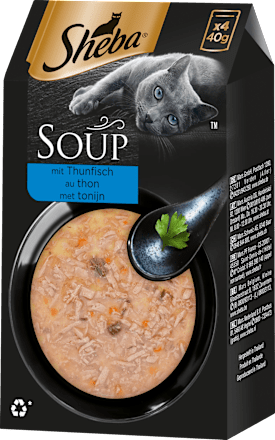 Katzensnack Classic Soup mit Thunfisch Sheba