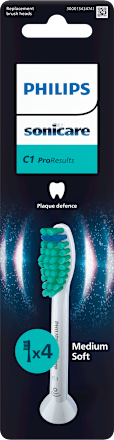 Náhradné hlavice Sonicare C1 ProResults, Medium Soft, biela Philips Sonicare