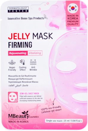 JELLY FIRMING maska za lice u maramici - ruža MBeauty