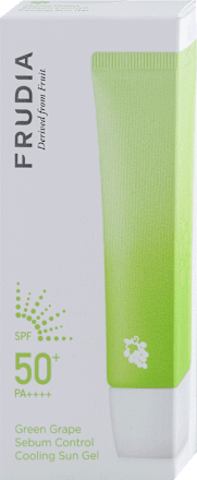 Gel krema za zaštitu kože lica od sunca - sa ekstraktom zelenog grožđa, SPF 50+ FRUDIA
