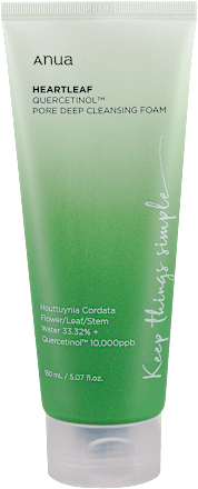 HEARTLEAF PORE DEEP CLEANSING pena za umivanje lica Anua