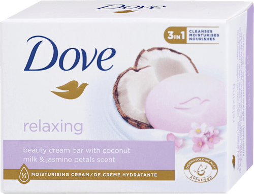 Krémové tuhé mydlo Relaxing Dove