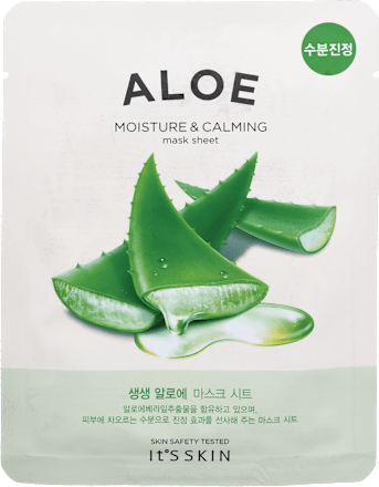 Arcmaszk aloe és tápláló növényi kivonatokkal irritált és alulhidratált bőrre It´S SKIN