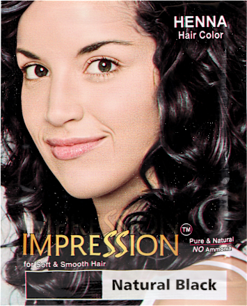 Pure&Natural kana za kosu - Natural black IMPRESSION