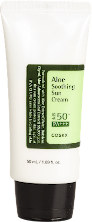 Cremă calmantă cu aloe vera SPF50+ Cosrx