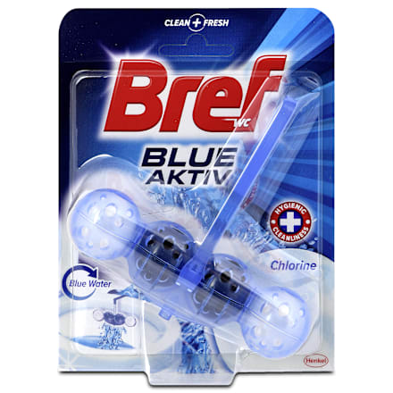 BLUE AKTIV Chlorine osveživač WC šolje Bref