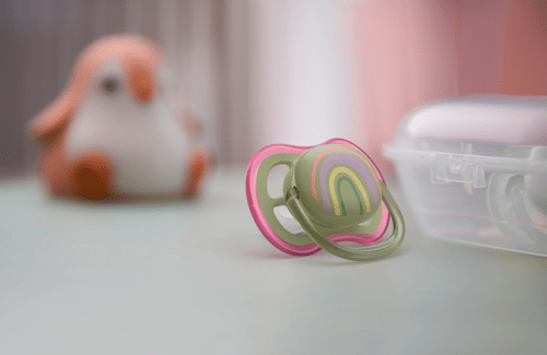 Ortodontické cumlíky Ultra Air 0-6 m - ružové PHILIPS AVENT