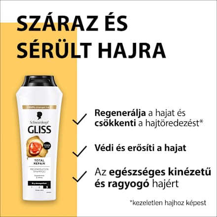 Shampoo Total Repair Schwarzkopf GLISS