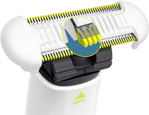Náhradné holiace hlavice OneBlade Intimate Skin Protect blade PHILIPS OneBlade