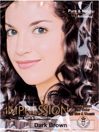 Pure&Natural kana za kosu - Dark Brown IMPRESSION