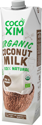 Lapte de cocos BIO 1000 ml continut de grasime 17-19% COCOXIM