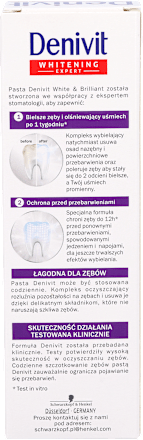Pasta do zębów White&Brilliant Denivit