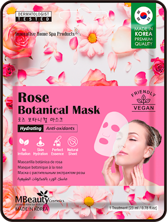Rose Botanical sheet maska sa ružom za hidrataciju kože MBeauty