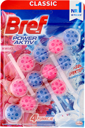 Zawieszka do toalet Power Aktiv Kwiatowy Bref