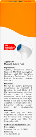 Muskel & Gelenk Fluid Tiger Balm