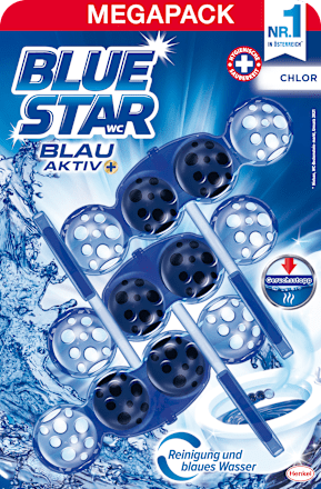 Blau-Aktiv+ WC-Reiniger Chlor BLUE STAR