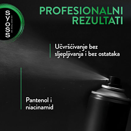 Max Hold lak za kosu – snaga učvršćivanja 5 syoss