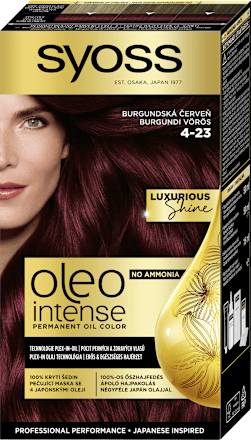 barva na vlasy Burgundská Červeň 4-23 Syoss Oleo Intense