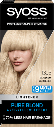Изсветлител за коса - Nr. 13-5 Платинен изрусител syoss
