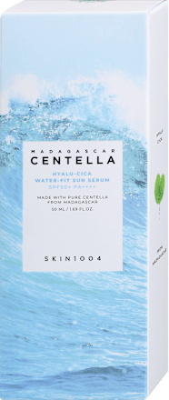 Crema in siero Hyalu-Cica Water-fit sun serum Madagascar Centella SPF50+ SKIN1004