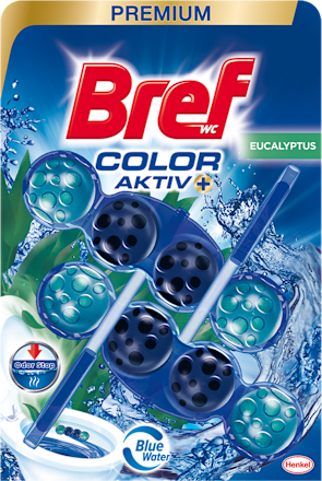 Wc tisztító blokk Blue Aktiv Eucalyptus (2 x 50g) Bref