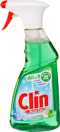 Ablaktisztító spray alma illattal Clin